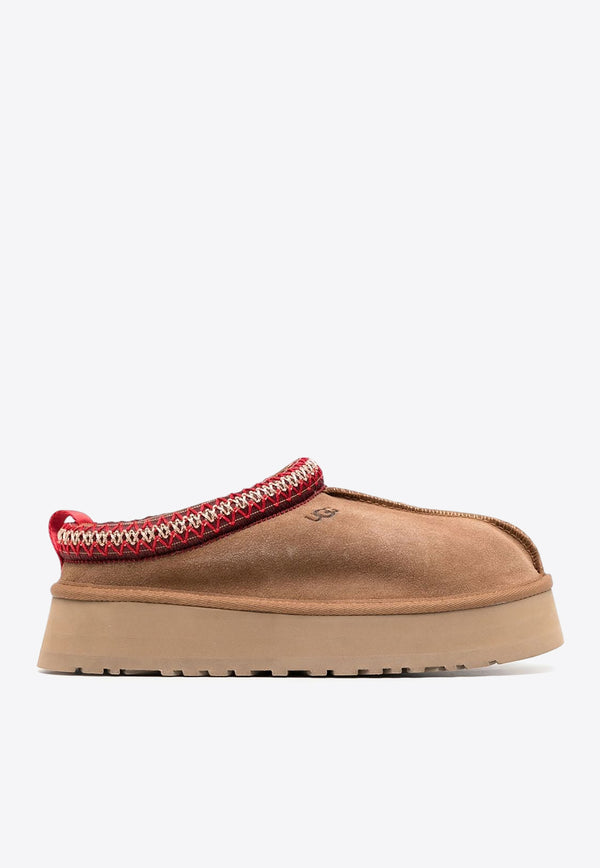 UGG Tazz Flatform Suede Slippers  Chestnut 1122553_CHE