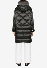 Max Mara The Cube Trefe Quilted Nylon Parka Black 2429496075600TREFE_078