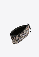 MC2 Saint Barth Aline Leopard Print Vanity Pouch Brown ALI0002_02151G