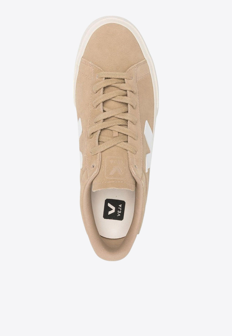 Veja Campo Low-Top Suede Sneakers Beige CP0302963A_DUNE WHITE