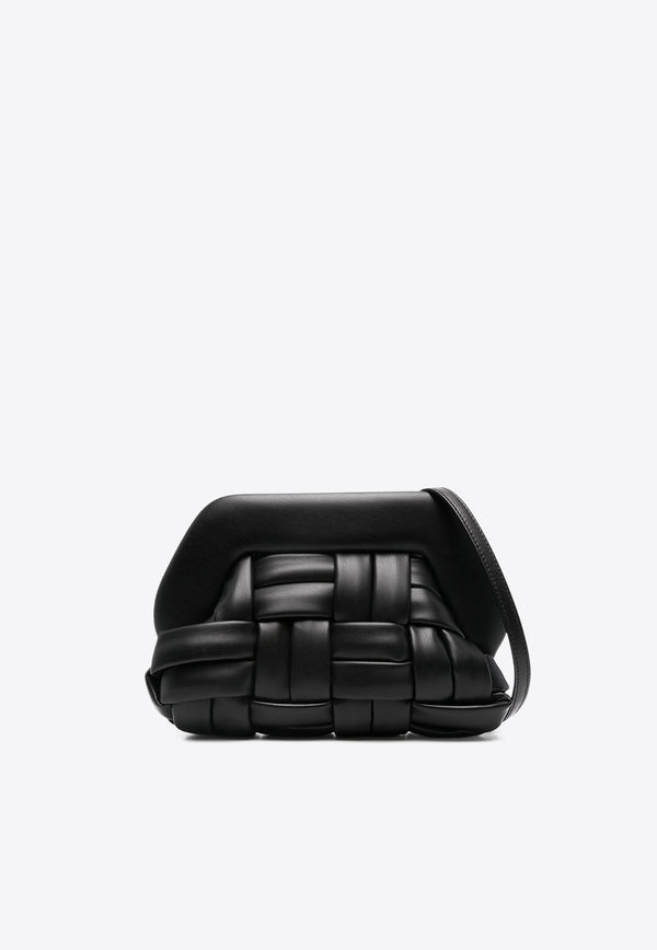 Themoirè Tia Weaved Clutch Bag  Black TMCOTIN_1