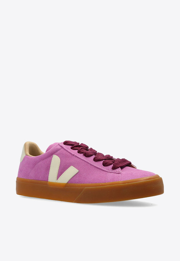 Veja Campo Low-Top Suede Sneakers Mulberry CP0303691A_MULBERRY/PIERRE