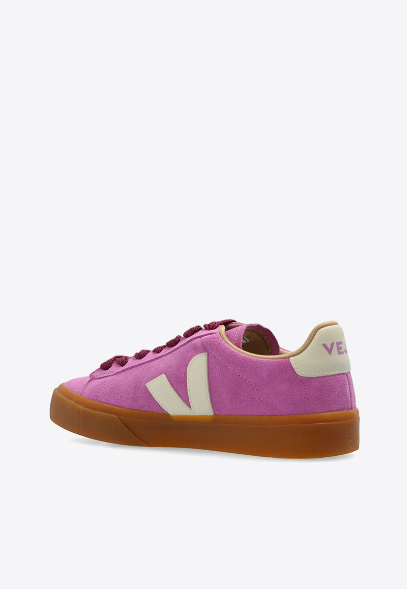 Veja Campo Low-Top Suede Sneakers Mulberry CP0303691A_MULBERRY/PIERRE