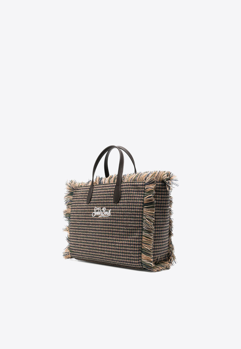 MC2 Saint Barth Colette Logo Fringed Tote Bag Brown COL0003_00505G