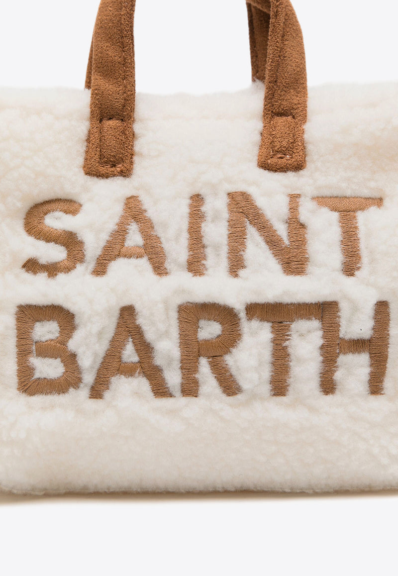 MC2 Saint Barth Mini Fleece Logo Phone Holder White PHONE001_00400G