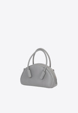 Themoirè Selene Faux Leather Top Handle Bag Gray TMFW24SN_104