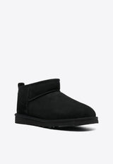 UGG Classic Ultra Mini Suede Boots Black 1137391_BLK