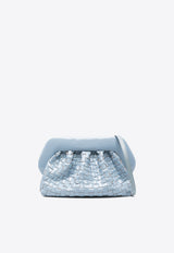 Themoirè Bios Woven Naplak Clutch Bag Light Blue TMFW24BIW_100