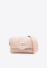 Zanellato Small Postina Leather Shoulder Bag Pink 0687301120000S_Z0855