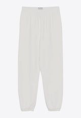 MC2 Saint Barth Odalys Logo Embroidered Track Pants White ODA0005_01049G