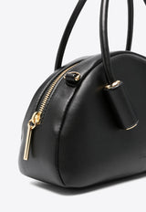 Themoirè Selene Faux Leather Top Handle Bag Black TMCOSN_1