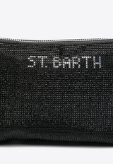 MC2 Saint Barth Strassy Shiny Shoulder Bag Black STRAS001_01432G