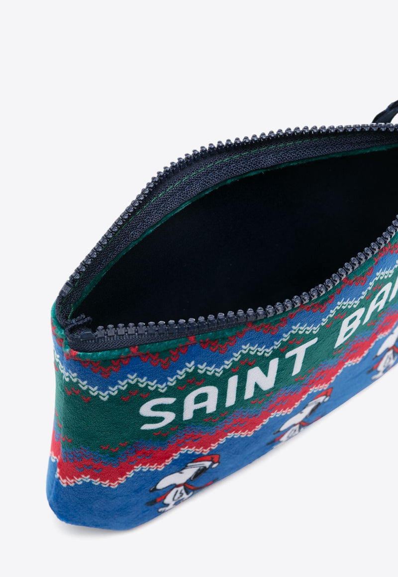 MC2 Saint Barth Aline Christmas Snoppy Pouch Bag Multicolor ALI0002_00047G