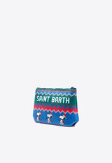 MC2 Saint Barth Aline Christmas Snoppy Pouch Bag Multicolor ALI0002_00047G