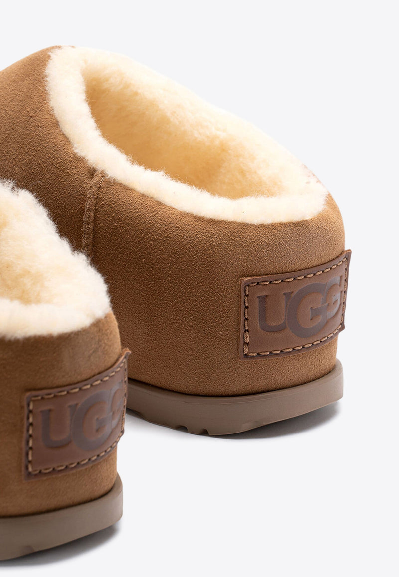 UGG Pumped Suede Mules Chestnut 1158215_CHE