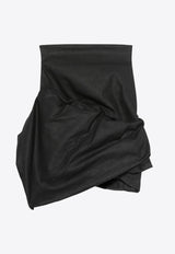 Rick Owens Draped Asymmetric Mini Skirt Black RO02D3384SMT_09