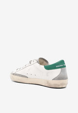 Golden Goose DB Super-Star Low-Top Sneakers White SCARPA_GREEN