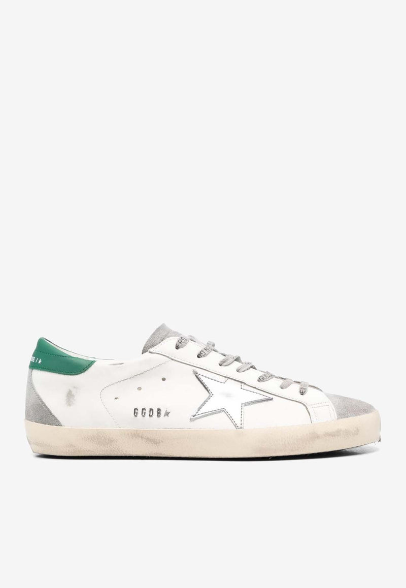 Golden Goose DB Super-Star Low-Top Sneakers White SCARPA_GREEN