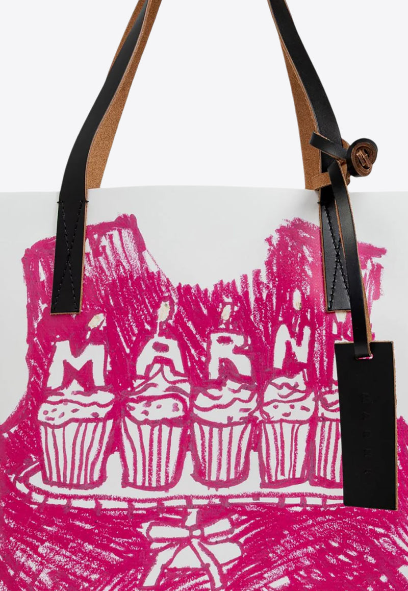 Marni 30th Anniversary Print Tribeca Tote Bag Multicolor SHMPQ10A16P8091_00C66