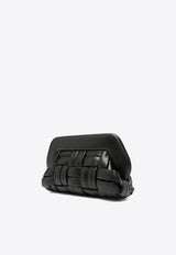 Themoirè Bios Weaved Clutch Bag Black TMCOBIN_1