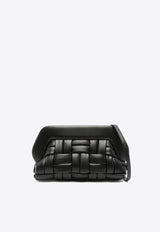 Themoirè Bios Weaved Clutch Bag Black TMCOBIN_1