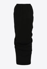 Rick Owens Pillar Wrap Maxi Skirt Black RO02D3383WA_09