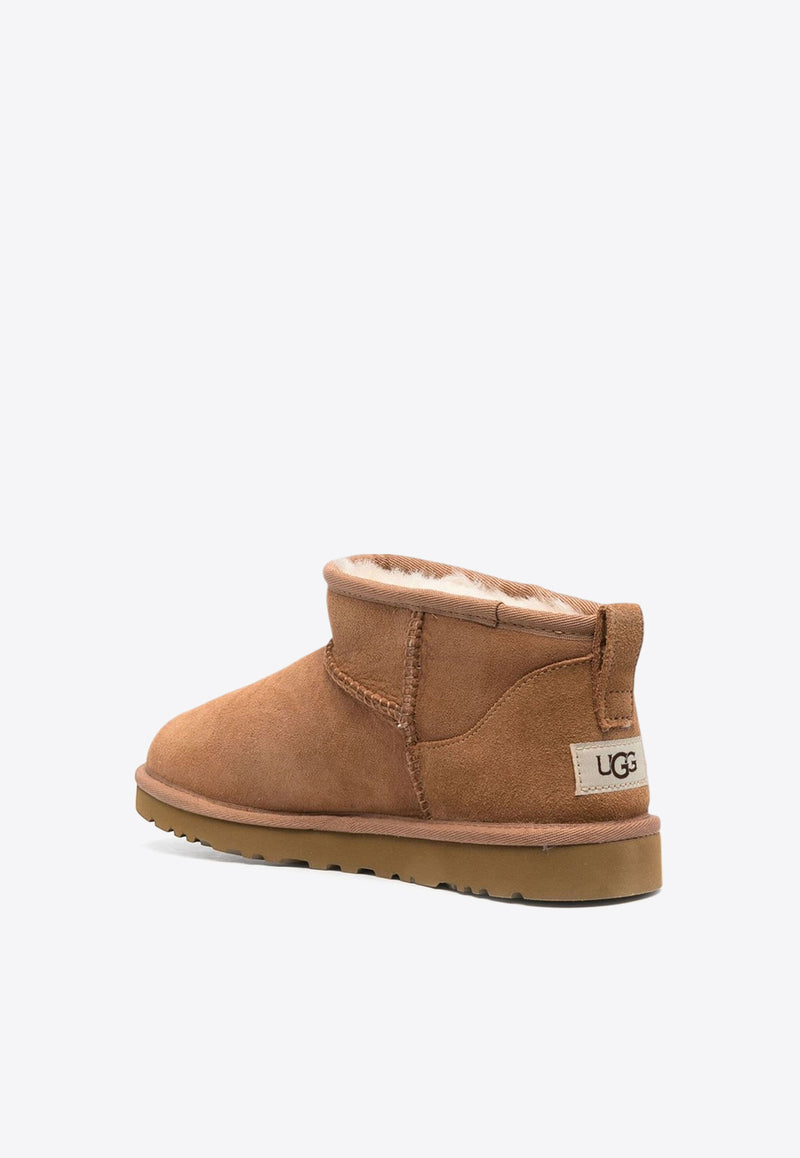 UGG Classic Ultra Mini Suede Boots Chestnut 1137391_CHE