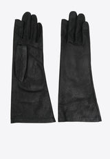 Rick Owens Bean Blister Leather Gloves Black RO02D3451LBA_09