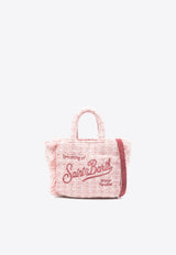 MC2 Saint Barth Mini Vanity Tweed Tote Bag Pink VAMI005_00245G