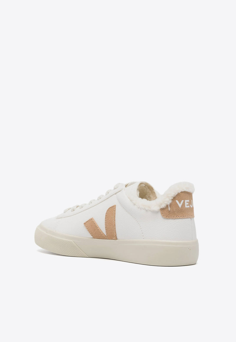 Veja Campo Winter Leather Sneakers White CW0503830A_EXTRA-WHITE/DESERT