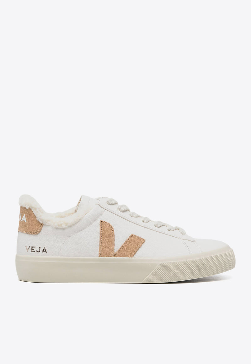 Veja Campo Winter Leather Sneakers White CW0503830A_EXTRA-WHITE/DESERT