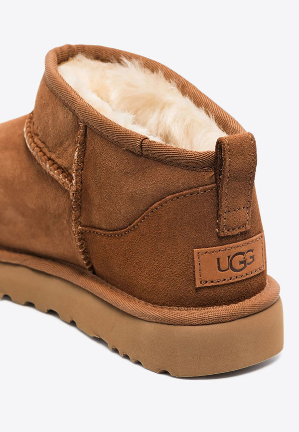 UGG Classic Mini Dipper Suede Boots Chestnut 1116109_CHE