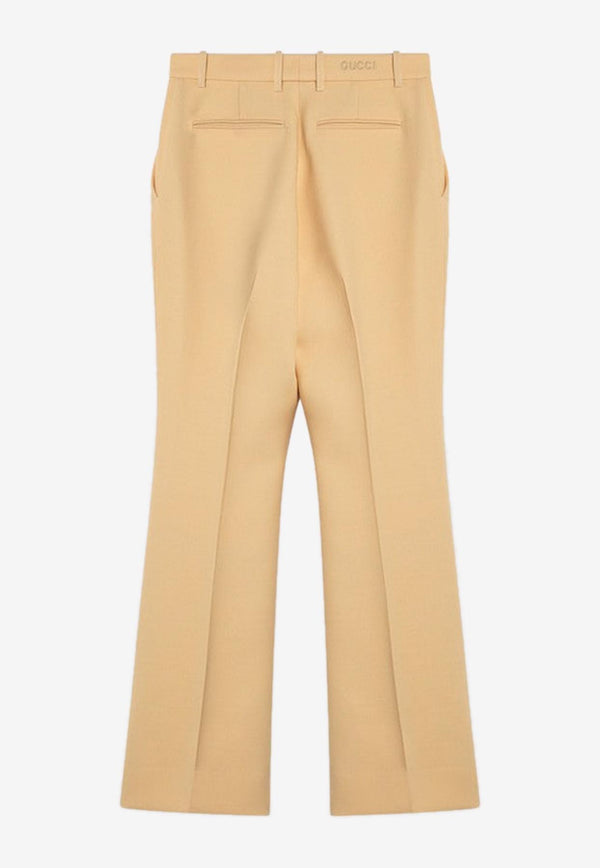 Gucci Wool Straight-Leg Pants Cream 805983Z7AC3/P_GUC-9048