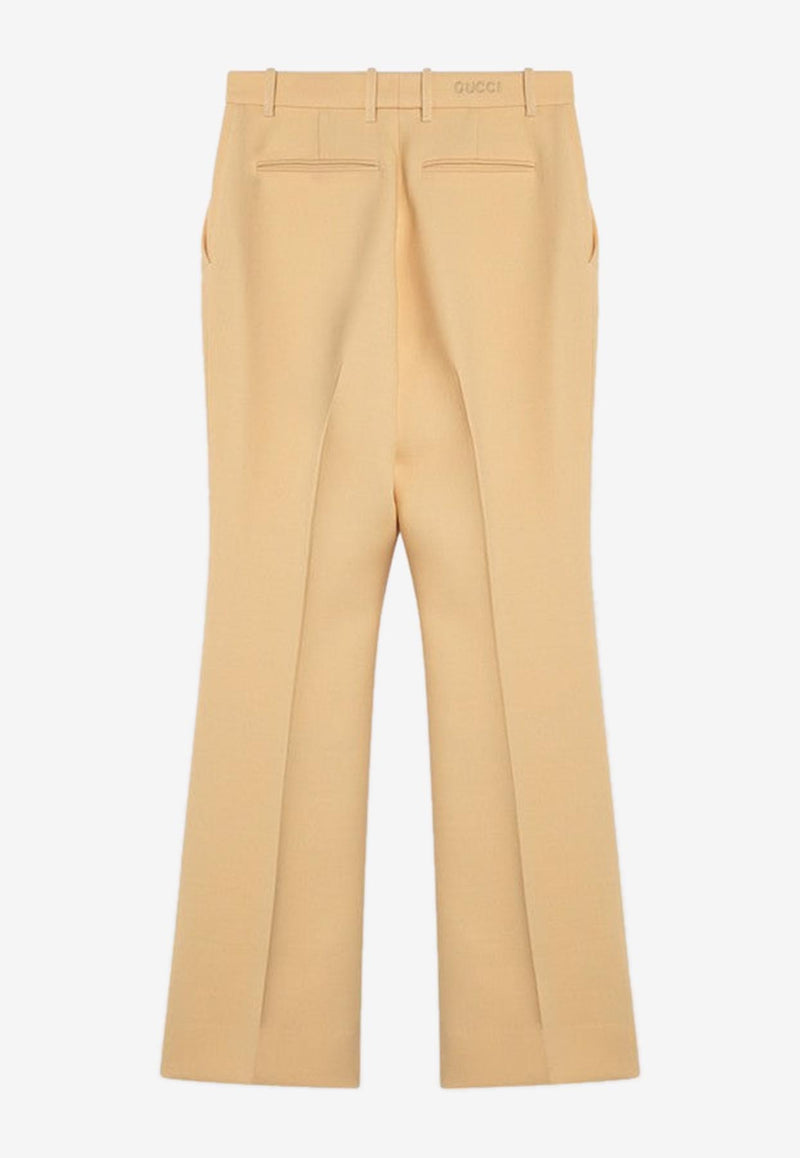 Gucci Wool Straight-Leg Pants Cream 805983Z7AC3/P_GUC-9048