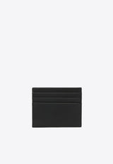 Prada Triangle Logo Saffiano Leather Cardholder Black 2MC223QHH_F0002