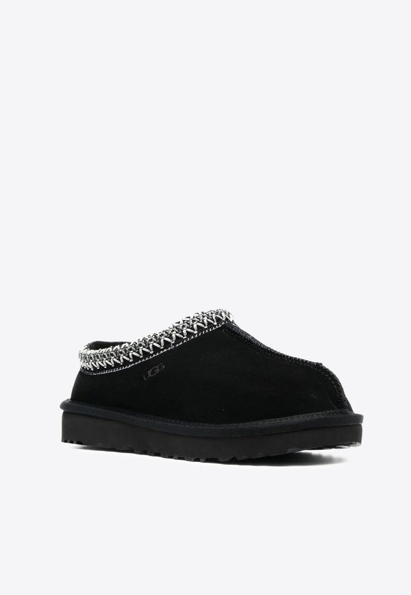 UGG Tasman Slip-On Suede Slippers Black  5955_BLK