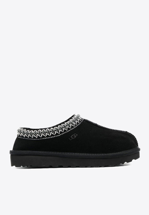 UGG Tasman Slip-On Suede Slippers Black  5955_BLK