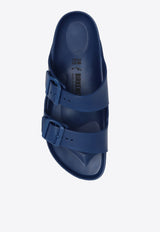 Birkenstock Arizona Logo-Detail Slides Blue 1019142 0-NAVY