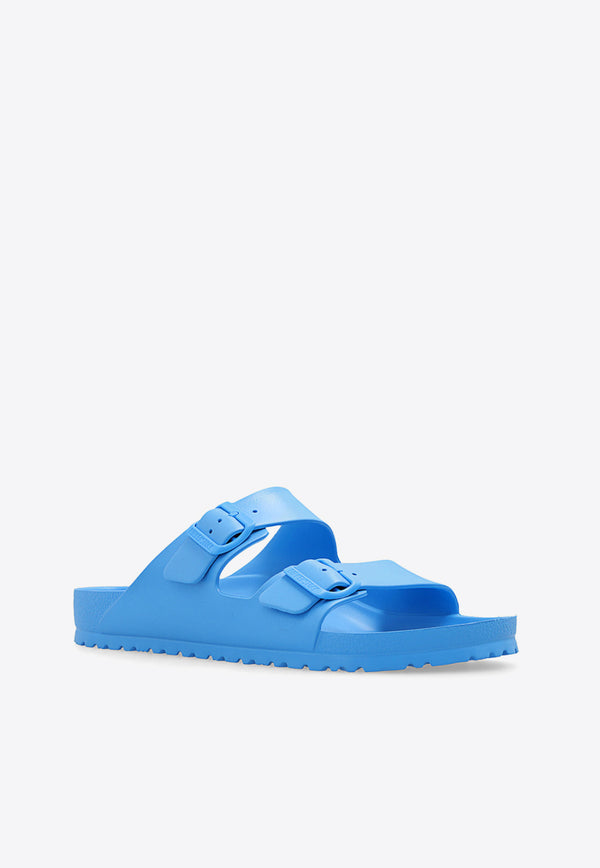 Birkenstock Arizona Logo-Detail Slides Blue 1024505 0-BLUE