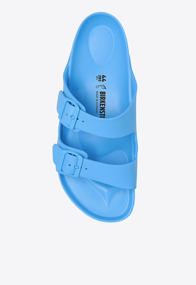 Birkenstock Arizona Logo-Detail Slides Blue 1024505 0-BLUE