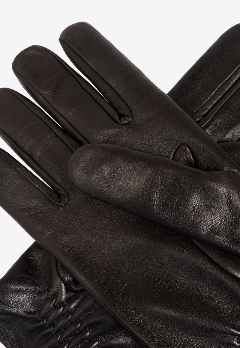 Bottega Veneta Intrecciato Leather Gloves Fondant 769809 V0171-2113