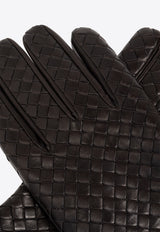 Bottega Veneta Intrecciato Leather Gloves Fondant 769809 V0171-2113