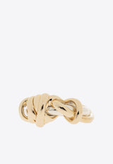 Bottega Veneta Signature Knot Ring Gold 795806 V507D-8119