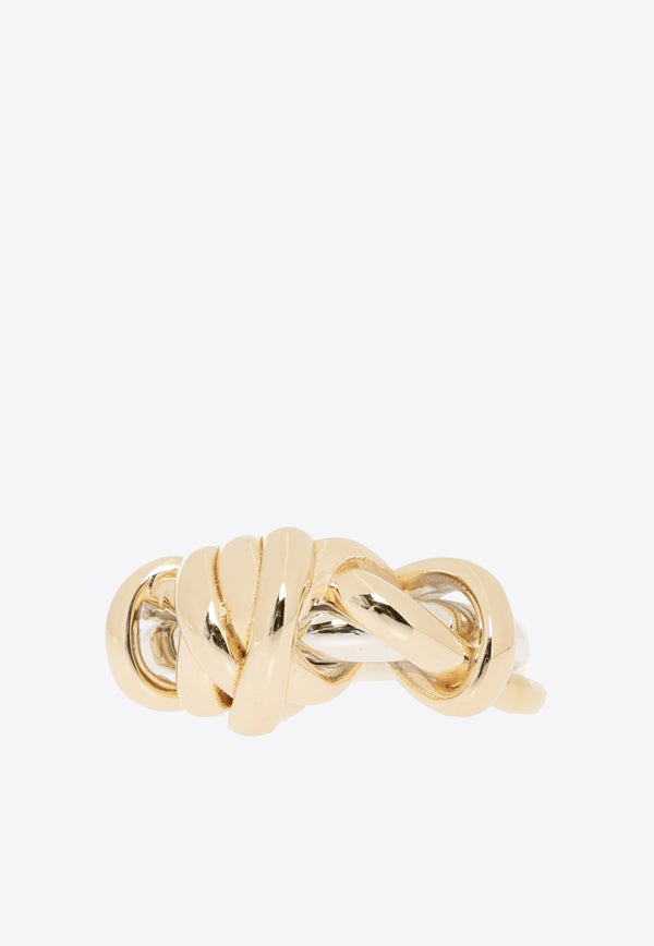 Bottega Veneta Signature Knot Ring Gold 795806 V507D-8119