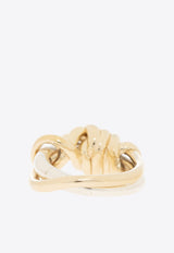 Bottega Veneta Signature Knot Ring Gold 795806 V507D-8119