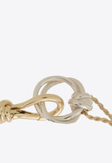 Bottega Veneta Double-Chain Knot Bracelet Gold 795803 V507D-8119