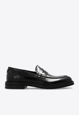 Dolce & Gabbana Altavilla Brushed Leather Loafers Black A30267 A1203-80999