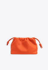 Loewe Medium Flamenco Leather Shoulder Bag Orange A411FCRX02 0-VIVID ORANGE