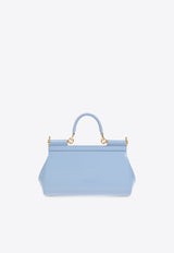 Dolce & Gabbana Medium Elongated Sicily Top Handle Bag Light Blue BB7652 A1037-80789