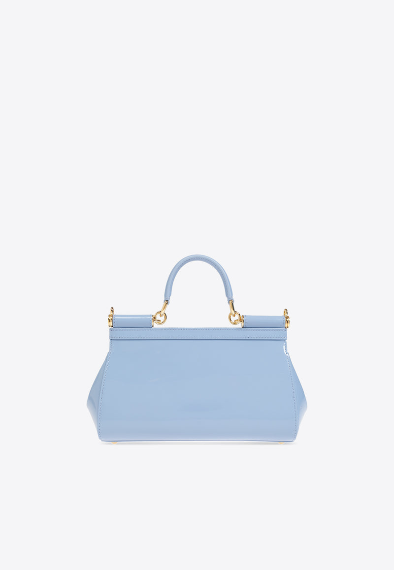 Dolce & Gabbana Medium Elongated Sicily Top Handle Bag Light Blue BB7652 A1037-80789